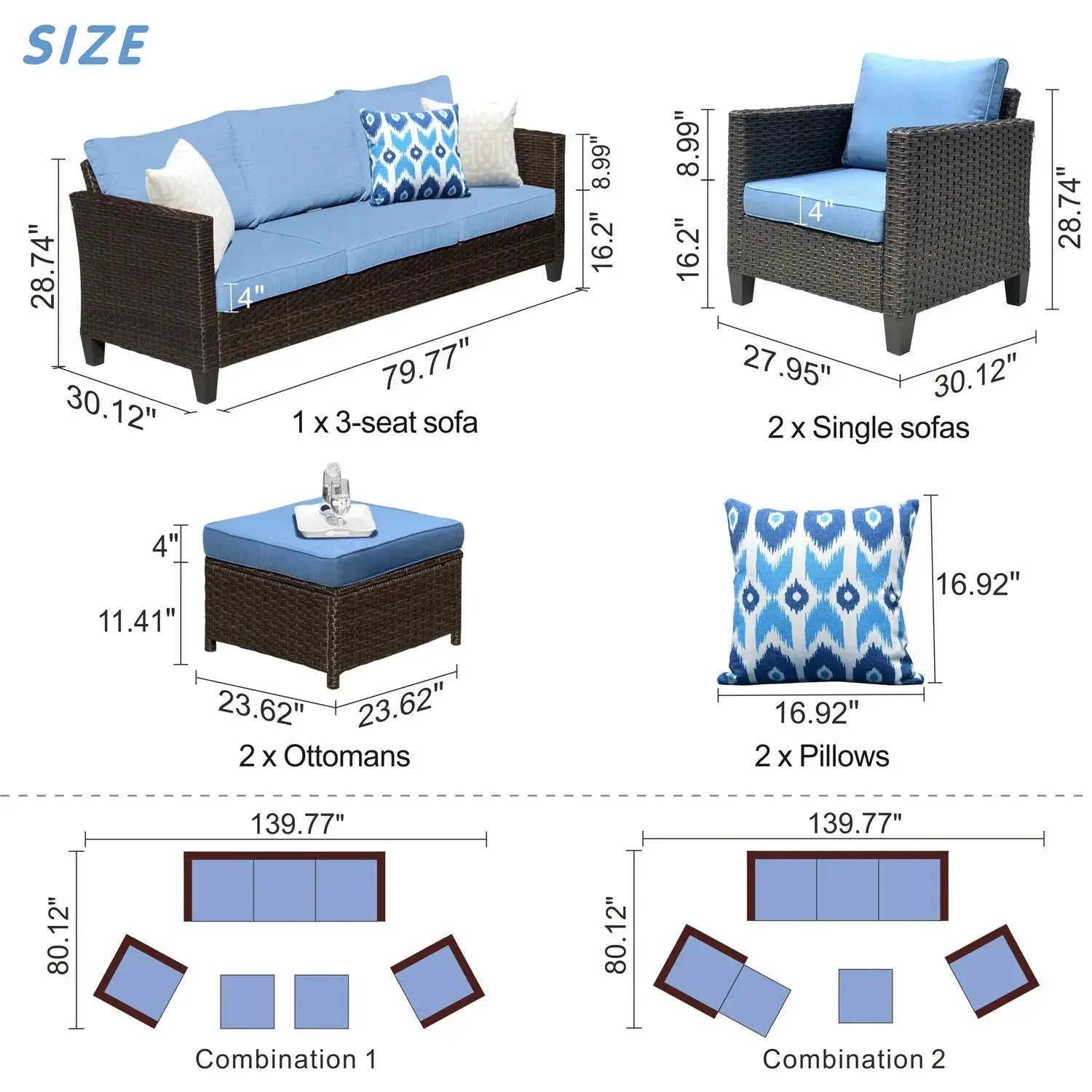 product_name - Patio Lounge Sets - Elvora