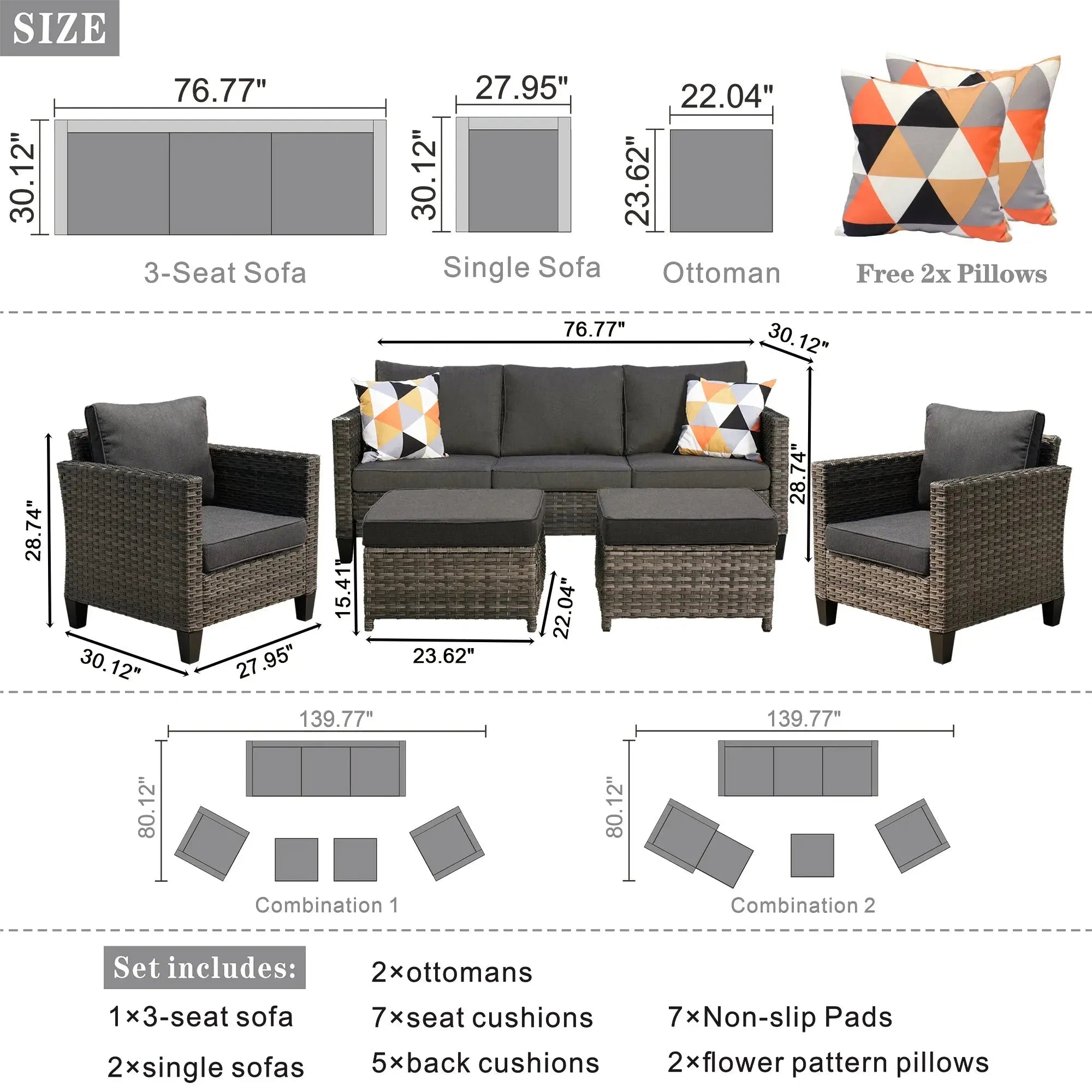 product_name - Patio Lounge Sets - Elvora