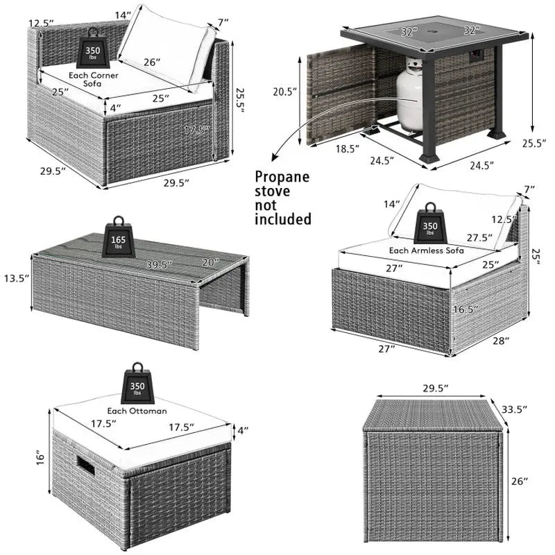 product_name - Patio Sectionals - Elvora