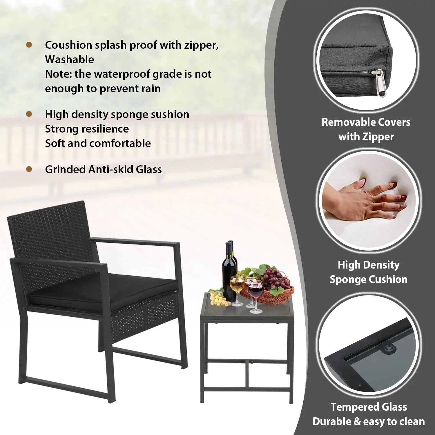 product_name - Patio Bistro Sets - Elvora