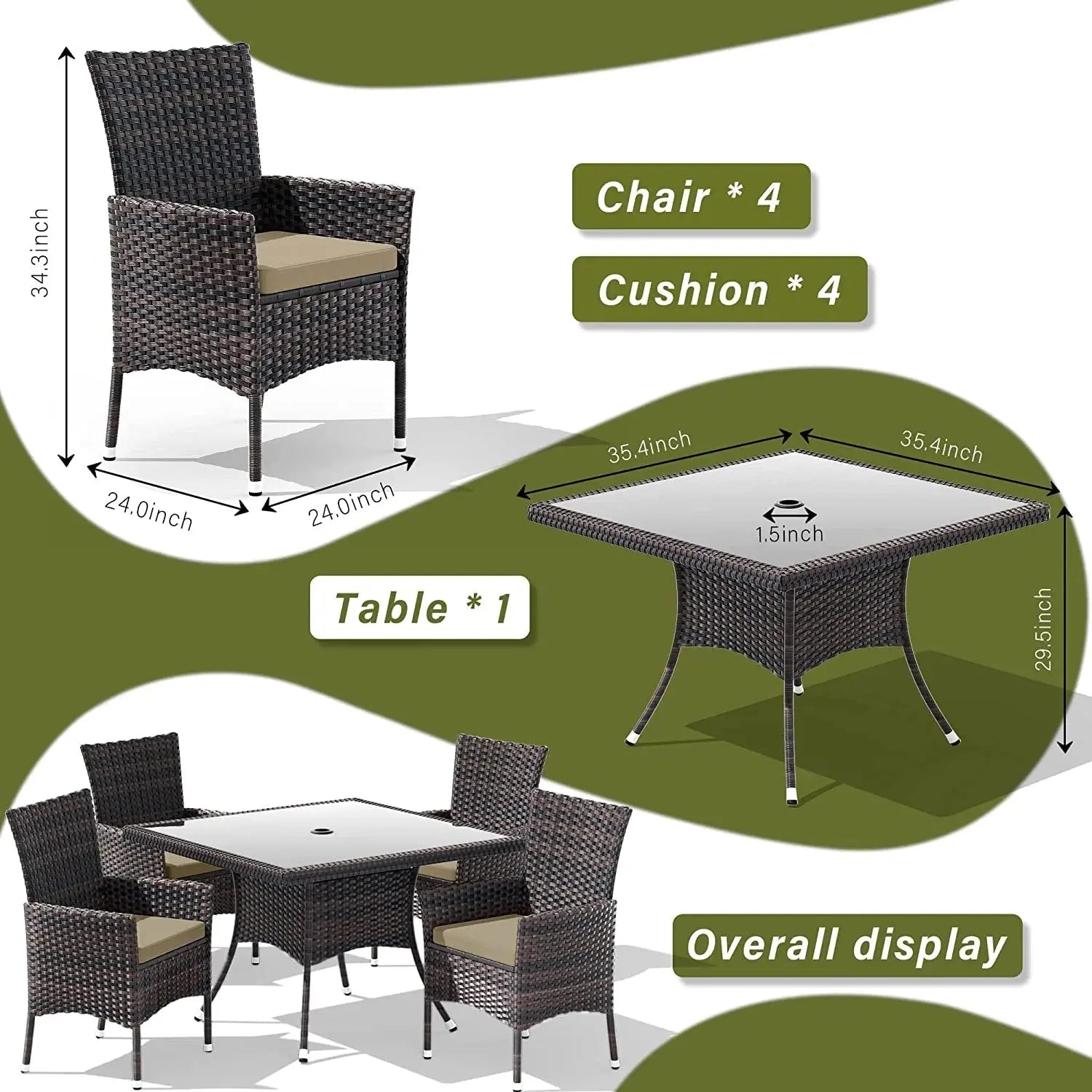 product_name - Patio Dining Sets - Elvora