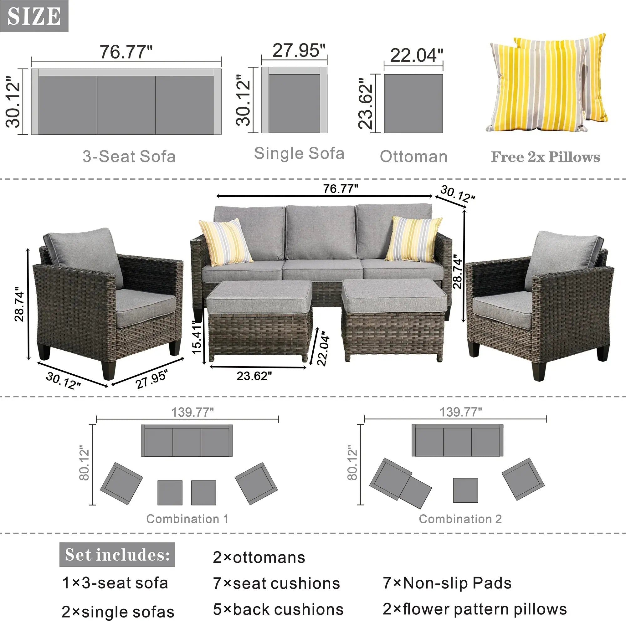 product_name - Patio Lounge Sets - Elvora