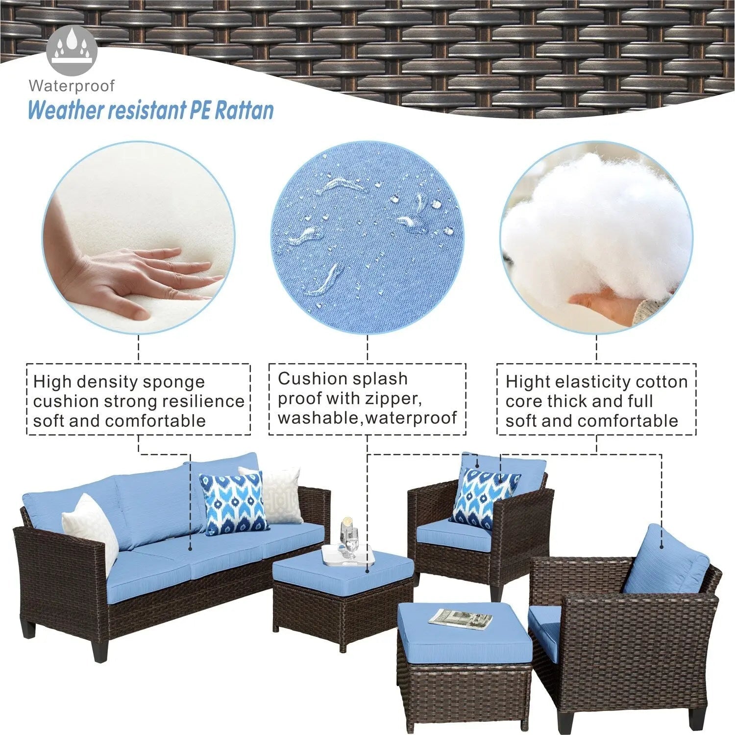 product_name - Patio Lounge Sets - Elvora