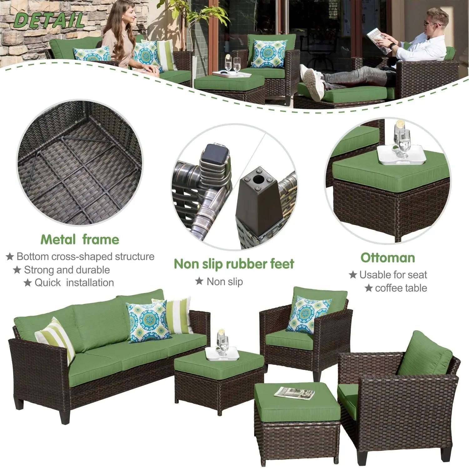 product_name - Patio Lounge Sets - Elvora