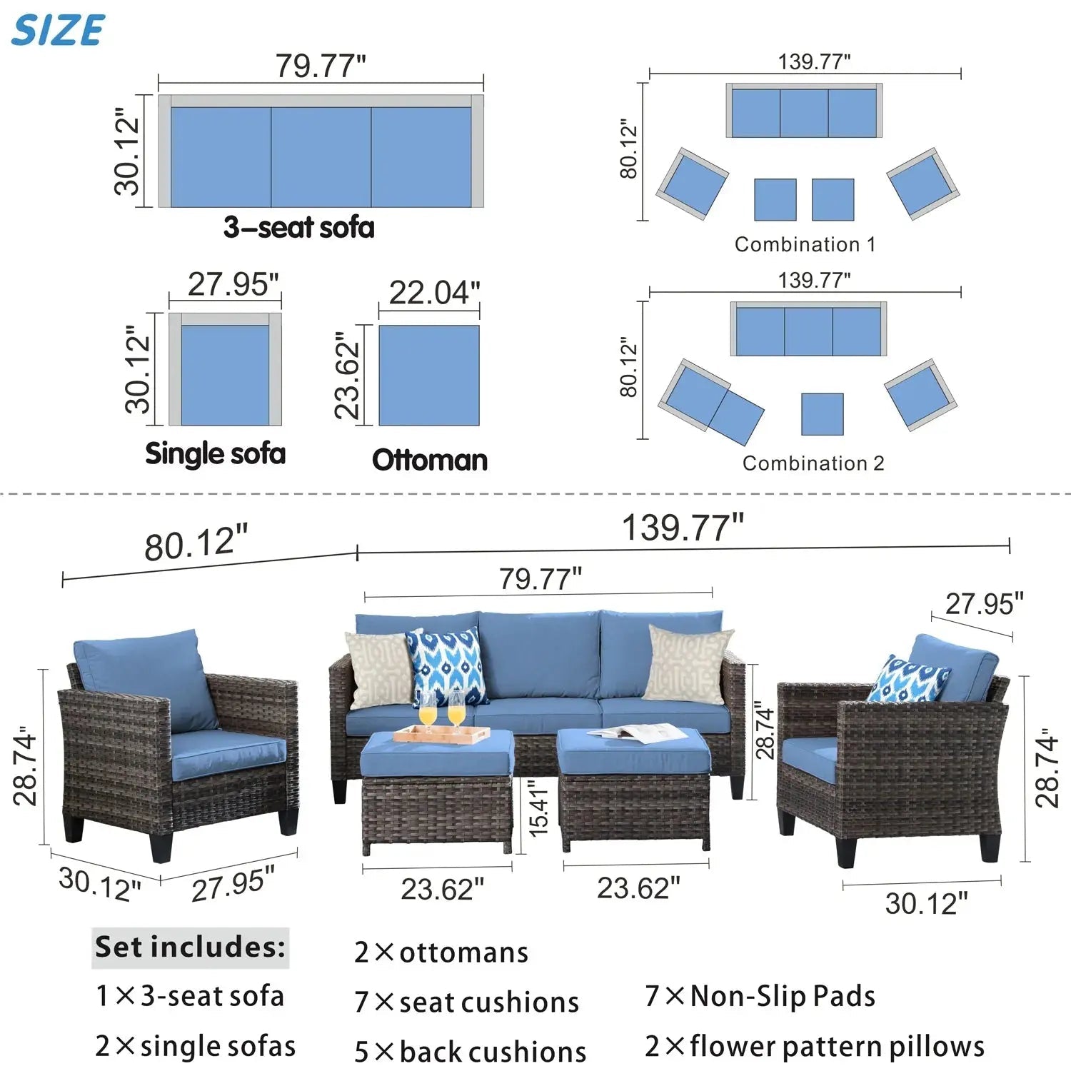 product_name - Patio Lounge Sets - Elvora